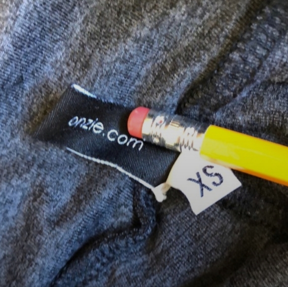 Onzie Flow tri-color block full length leggings - Picture 5 of 7